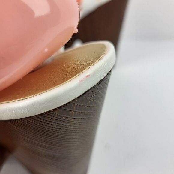 GBG Los Angeles Selah ankle strap Block Heel White Sandal - Picture 14 of 15